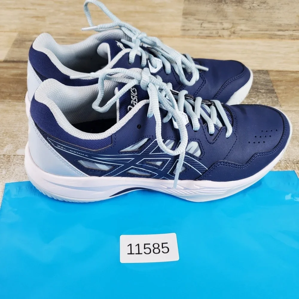 ASICS GEL-Renma Womens Shoe Sz 7 Running Indigo Blue Sky Leather Lace Up Sneaker